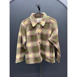 Colorado Trading and Clothing Company Plaid Sherpa Jacket